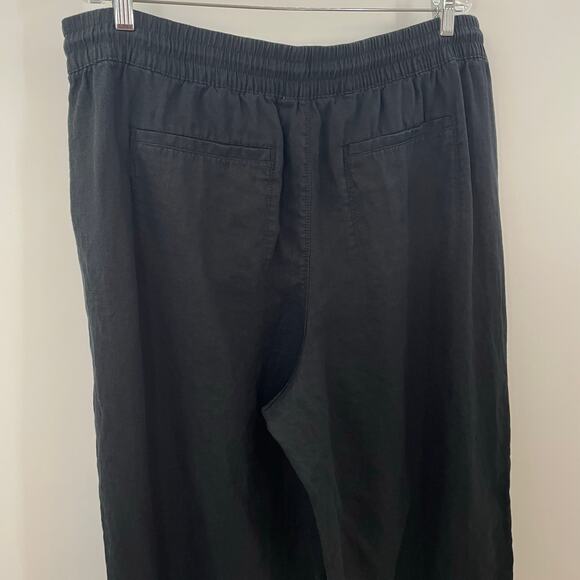 Athleta 2025 1X Retreat High Rise Linen Ankle Pant Black 658556 - Picture 10 of 11